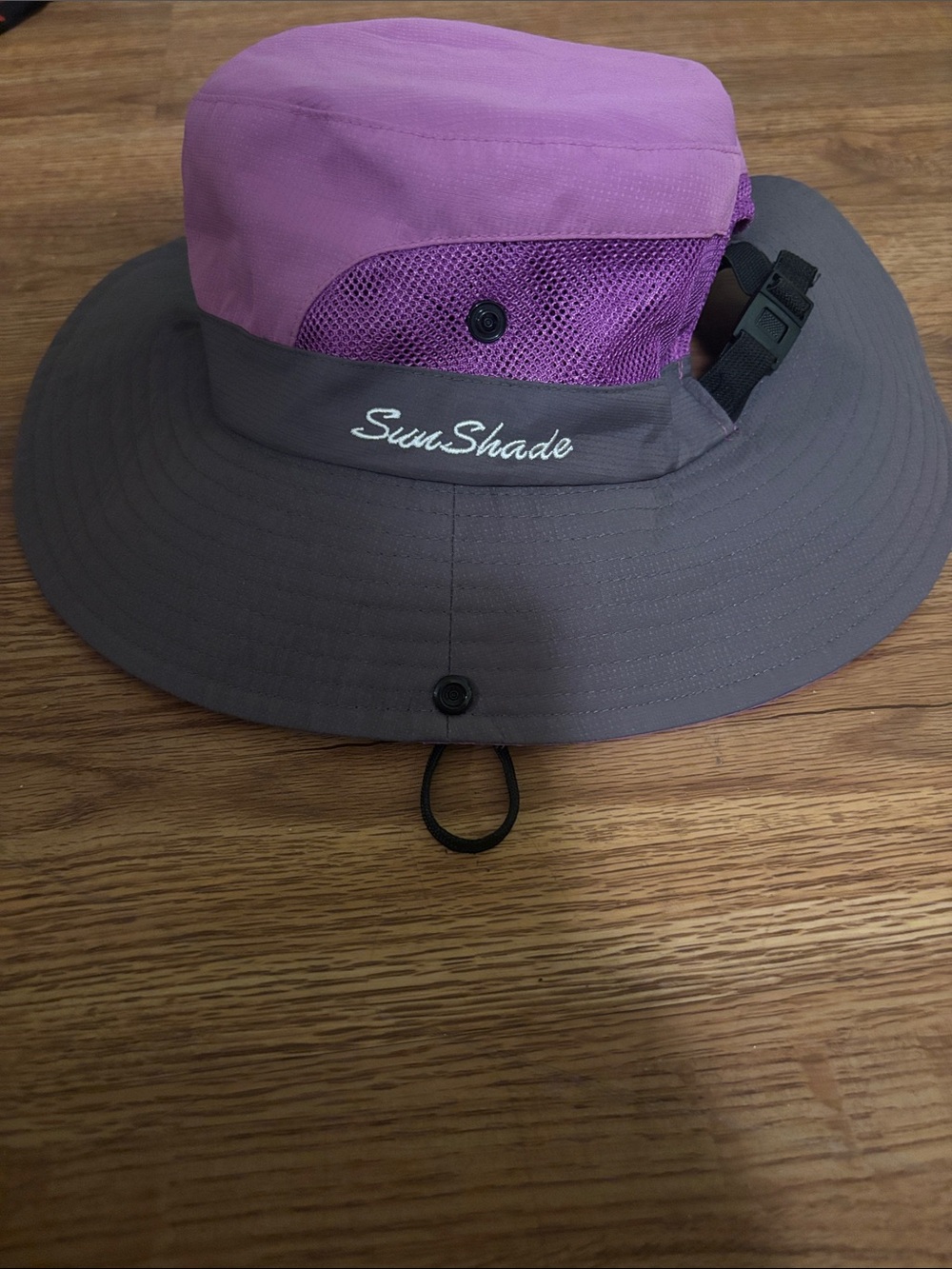 SunShade Two-Tone Outdoor Boonie Hat - Purple & Gray